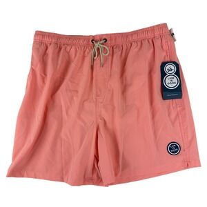 Life is Good Swim Trunks Mens XL Coral Pink Board Shorts UPF 50 NEW NWT